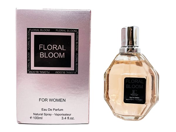 Floral Bloom, Women Perfume Eau de Parfum Spray, Floral Sweet Scent, 3.4 Fl Oz