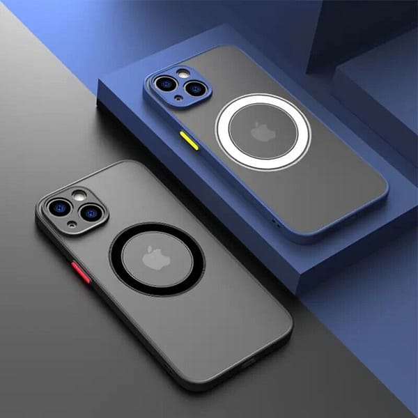 Luxury Matte Magnetic For MegaSafe Wireless Charge Case For iPhone 14, 13, 12 - Image 2