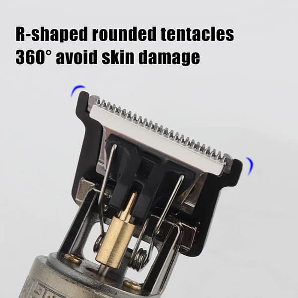 Vintage T9 Electric Cordless Hair Cutting Machine Professional Hair Barber Trimmer For Men Clipper Shaver Beard Lighter - Image 2