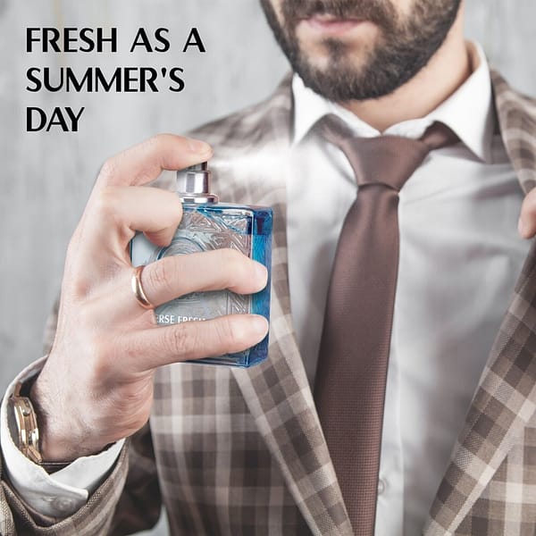 Verse Adonis for Men - 3.4 Fl. Oz. 100Ml Men'S Perfume Carrying Pouch - Refreshing Combination of Woody Floral & Fruity Scents - Image 2