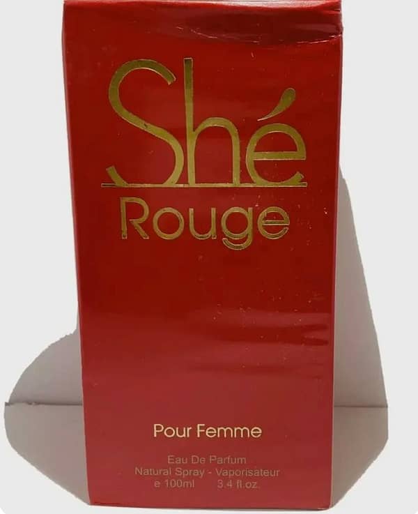 She' Rouge Pour Femme Eau De Parfum For Women 100 ML/3.4 FL oz - Image 2